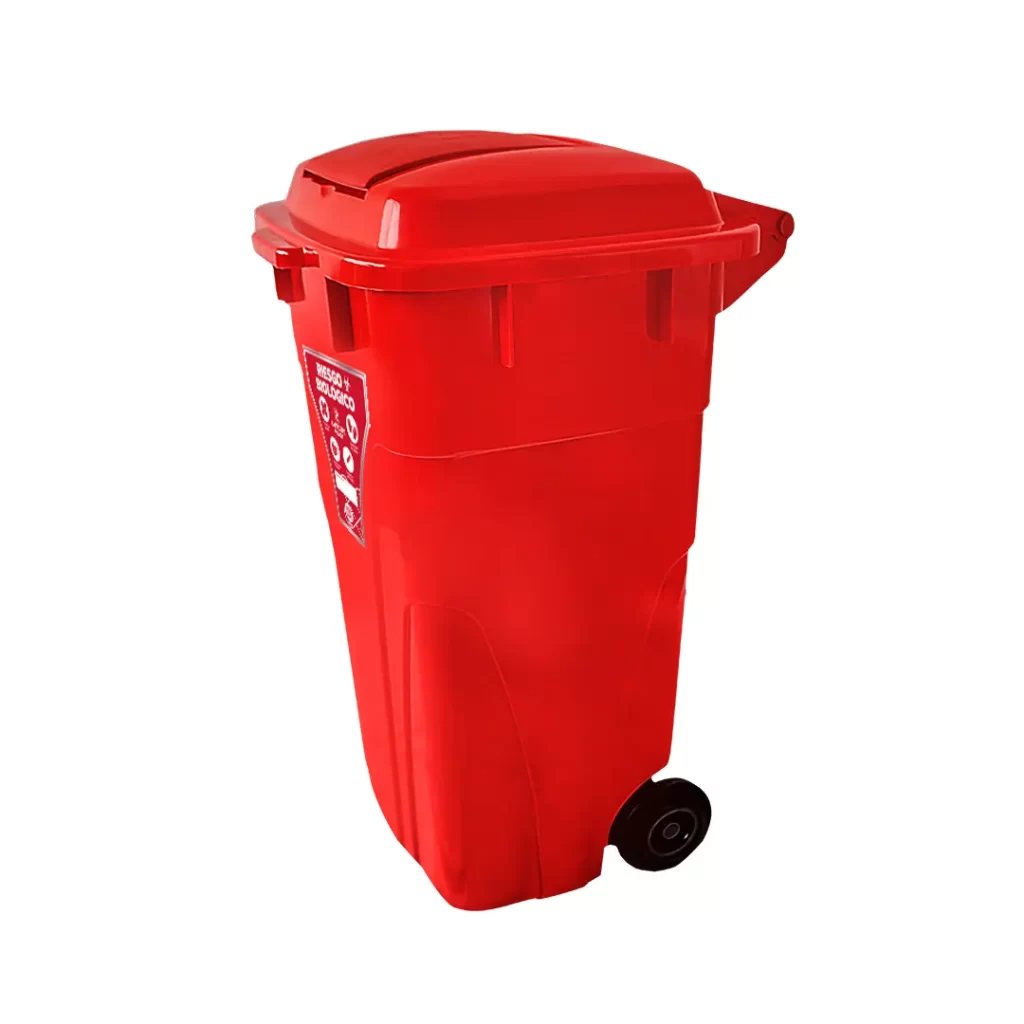 Contenedor con ruedas 120L – Doble acceso