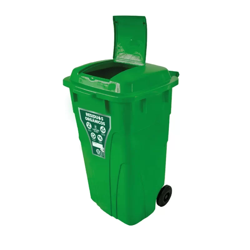 Contenedor con ruedas 120L – Doble acceso