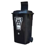 Contenedor de Basura con Ruedas 120 Litros Doble Tapa | Luxury Plast