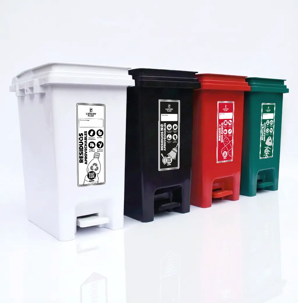 Punto Ecológico 20L x 3 Papeleras