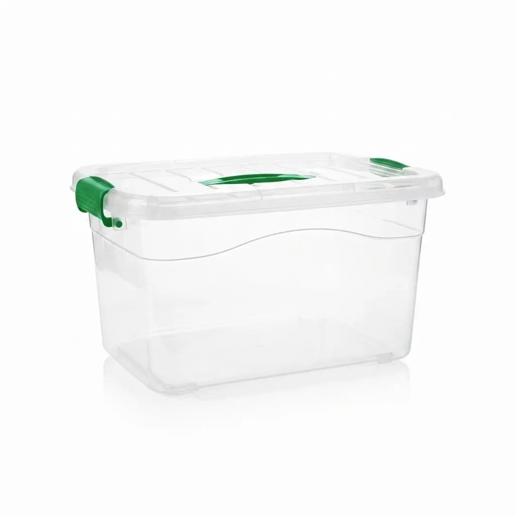 Cajas Organizadoras Transparentes con Tapa y Broches | Luxury