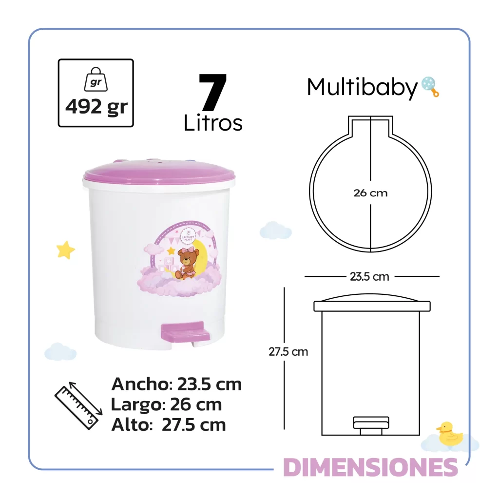 Papelera Multibaby
