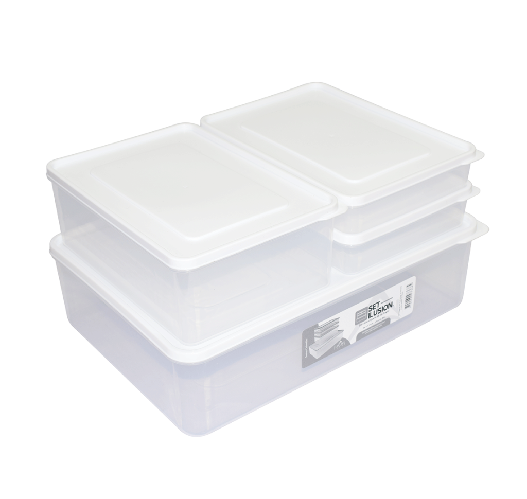 Set Ilusión X 4 Recipientes - Congela, almacena y disfruta