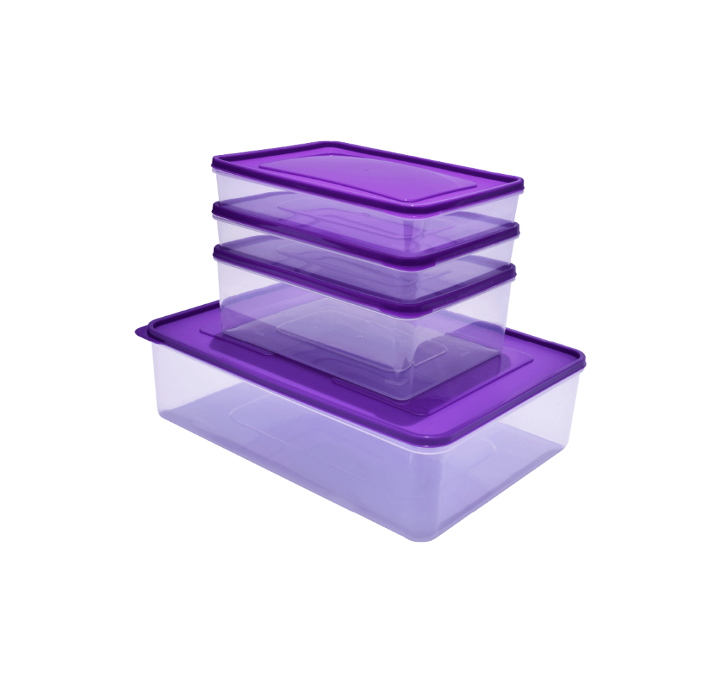 Set Ilusión X 4 Recipientes - Congela, almacena y disfruta