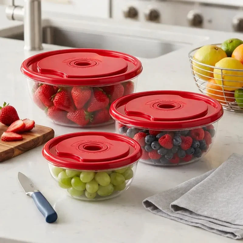 Recipientes para guardar sobras de alimentos y mantenerlas organizadas