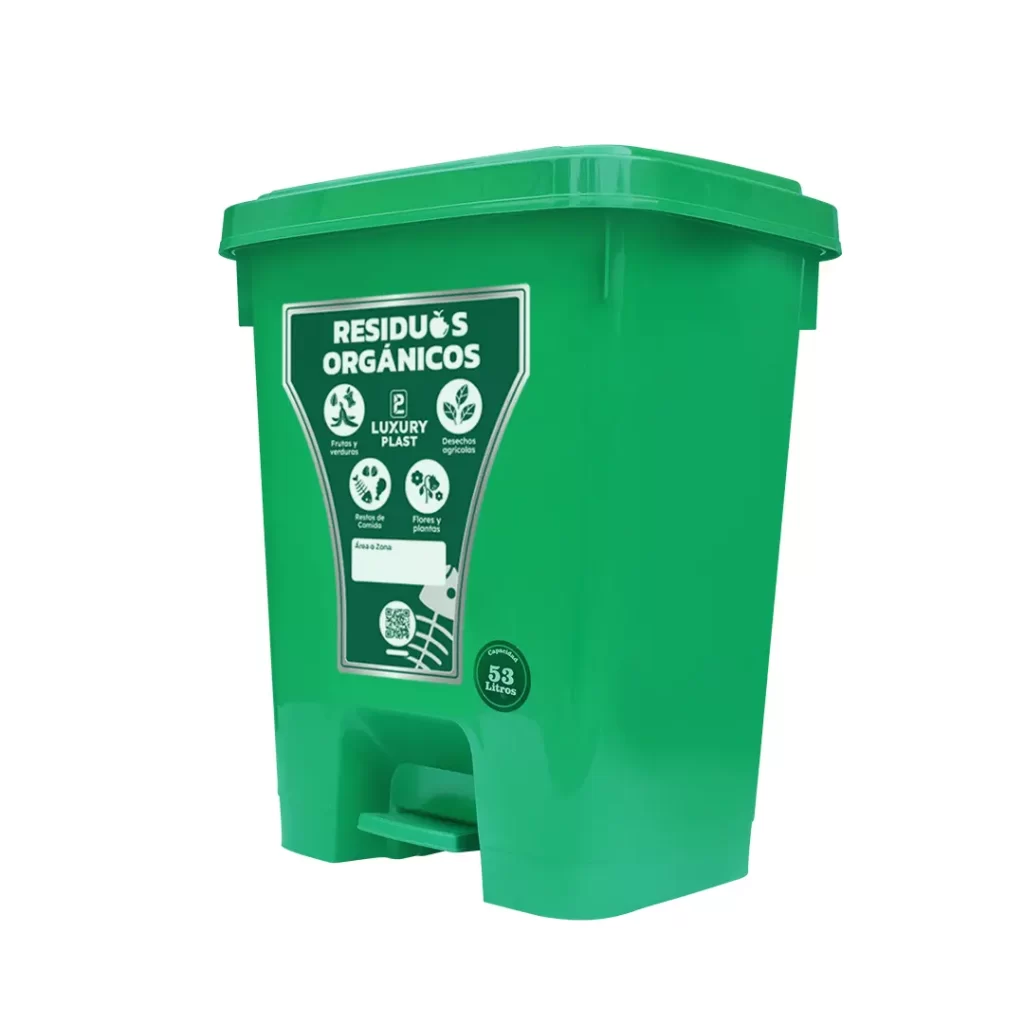 Papelera de Pedal Cuadradas 53 L