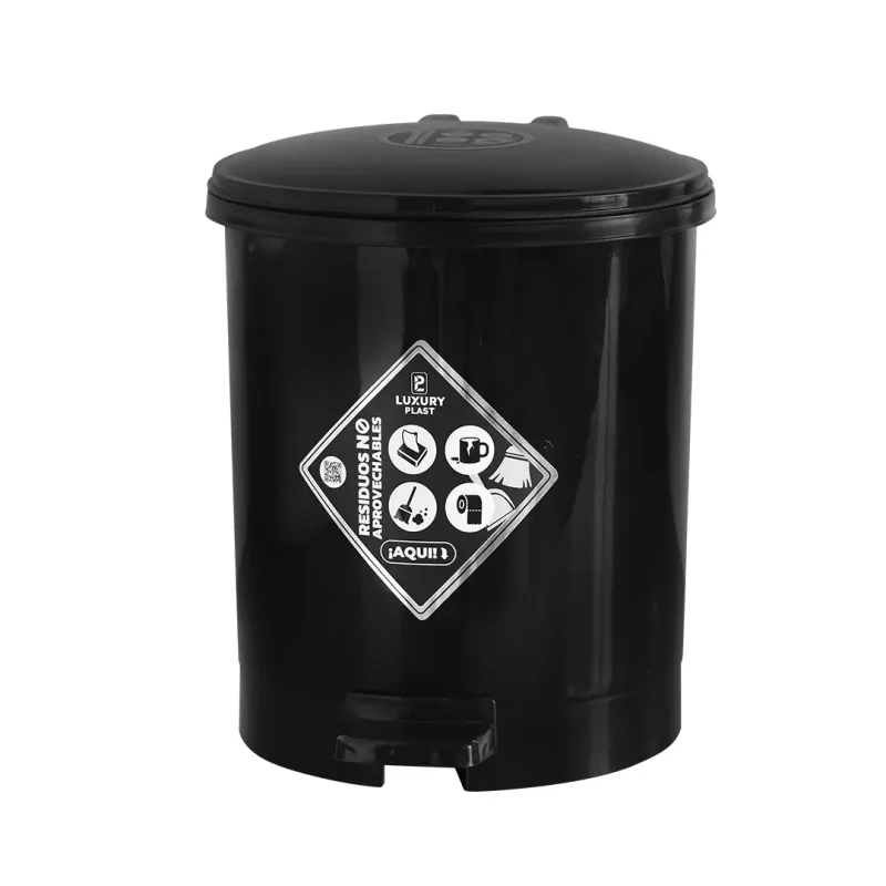Caneca de Basura 7 Litros con Pedal | Luxury Plast