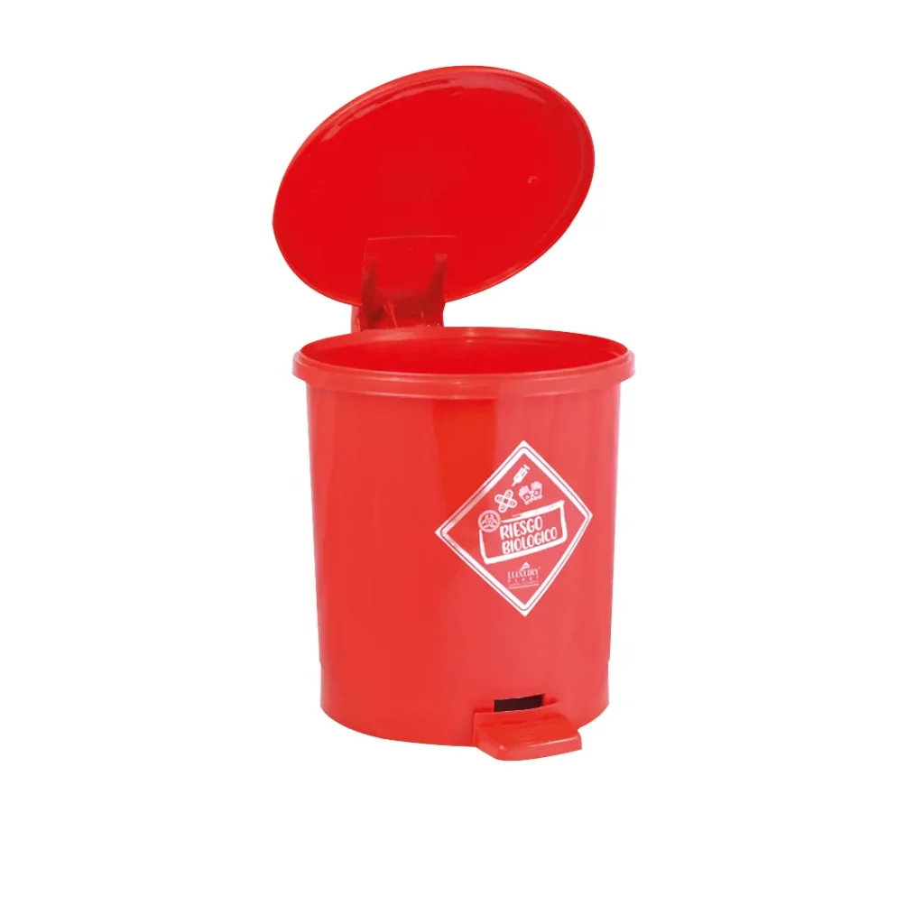 Caneca de Basura 7 Litros con Pedal | Luxury Plast