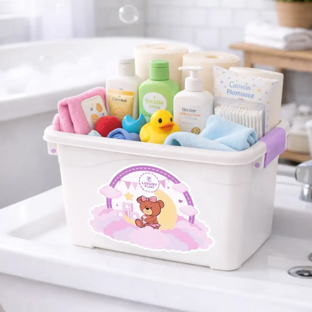 Caja organizadora bebé 5.5 litros MultiBaby | Organizador compacto Luxury Plast