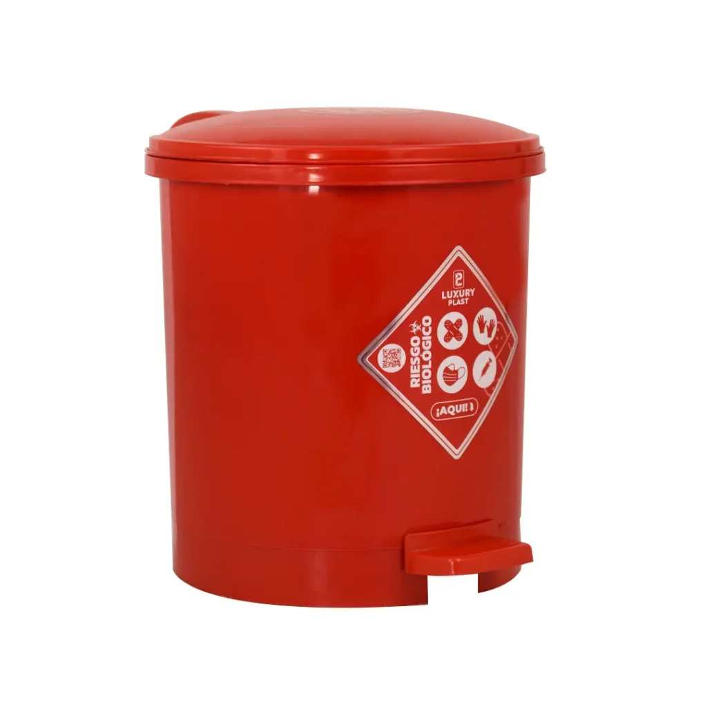 Caneca de Basura 7 Litros con Pedal | Luxury Plast