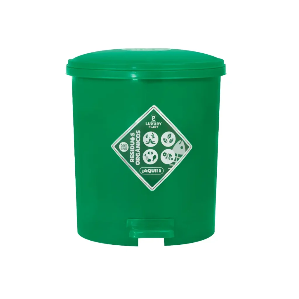 Caneca de Basura 7 Litros con Pedal | Luxury Plast