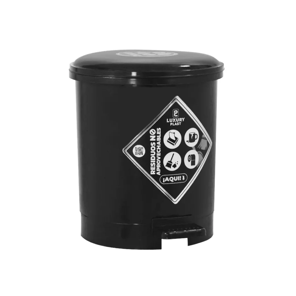 Caneca de Basura 3.5 Litros con Pedal | Luxury Plast