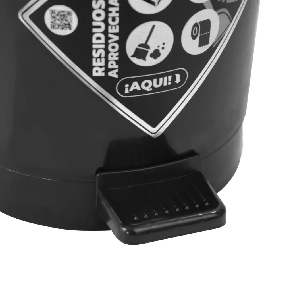 Caneca de Basura 3.5 Litros con Pedal | Luxury Plast