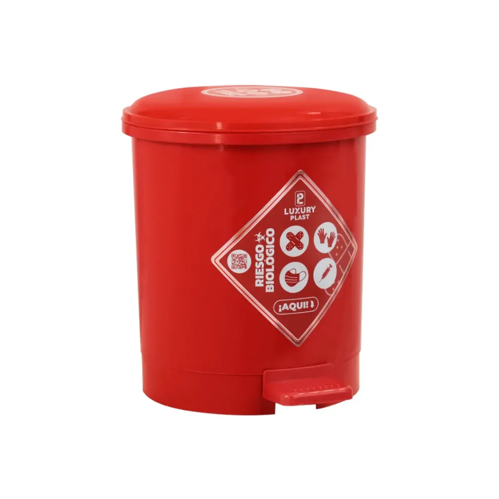Caneca de Basura 3.5 Litros con Pedal | Luxury Plast