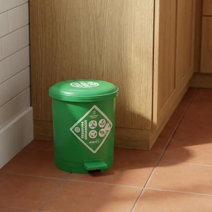 Caneca de Basura 3.5 Litros con Pedal | Luxury Plast