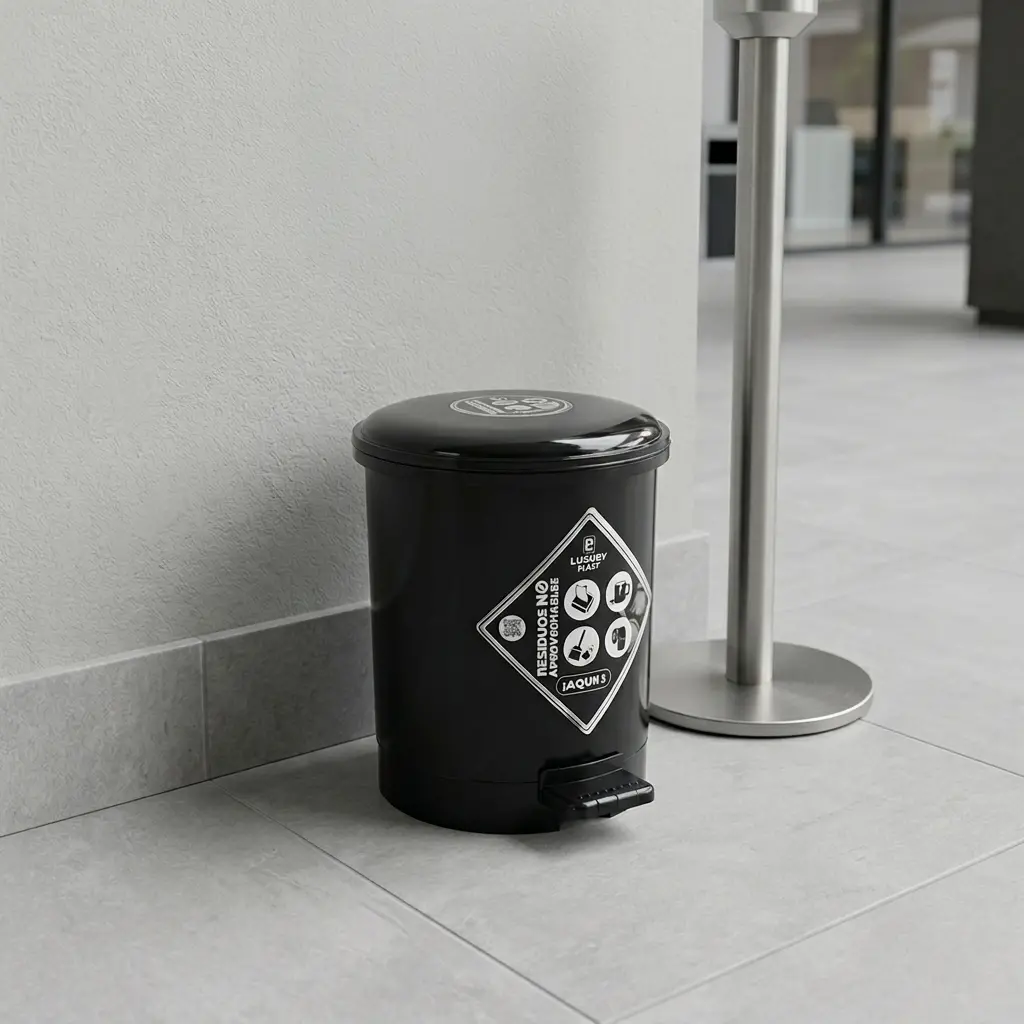 Caneca de Basura 3.5 Litros con Pedal | Luxury Plast