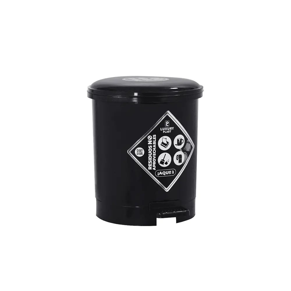 Caneca de Basura 3.5 Litros con Pedal | Luxury Plast