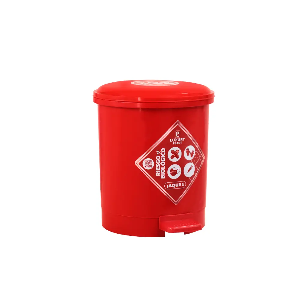 Caneca de Basura 3.5 Litros con Pedal | Luxury Plast
