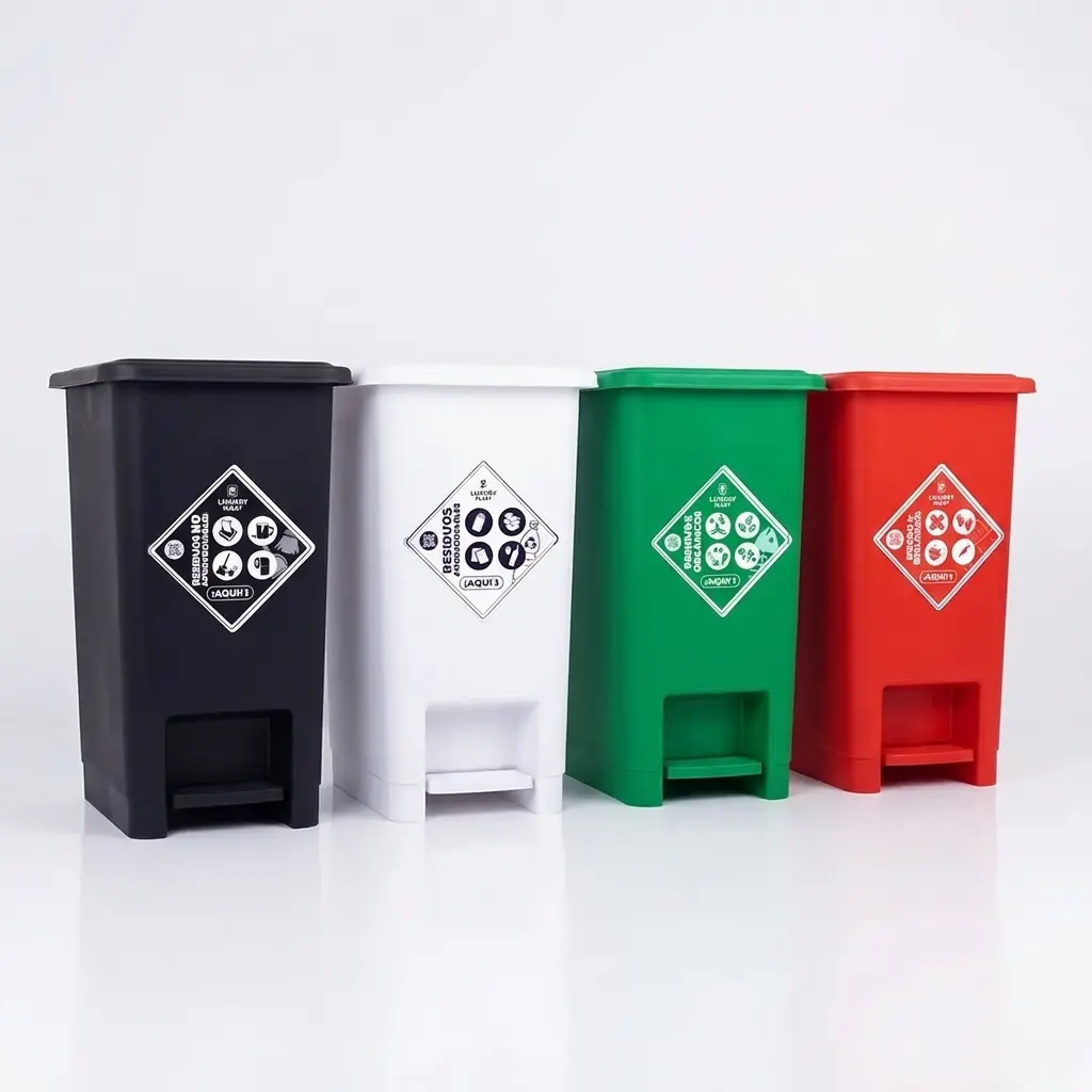 Caneca de 12 Litros con Pedal | Luxury Plast
