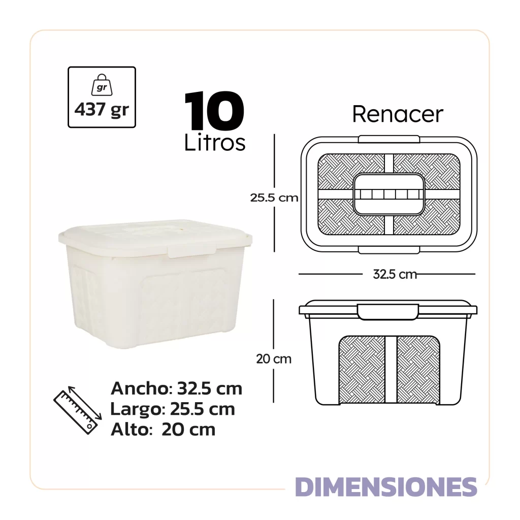 Cajas Renacer 10L