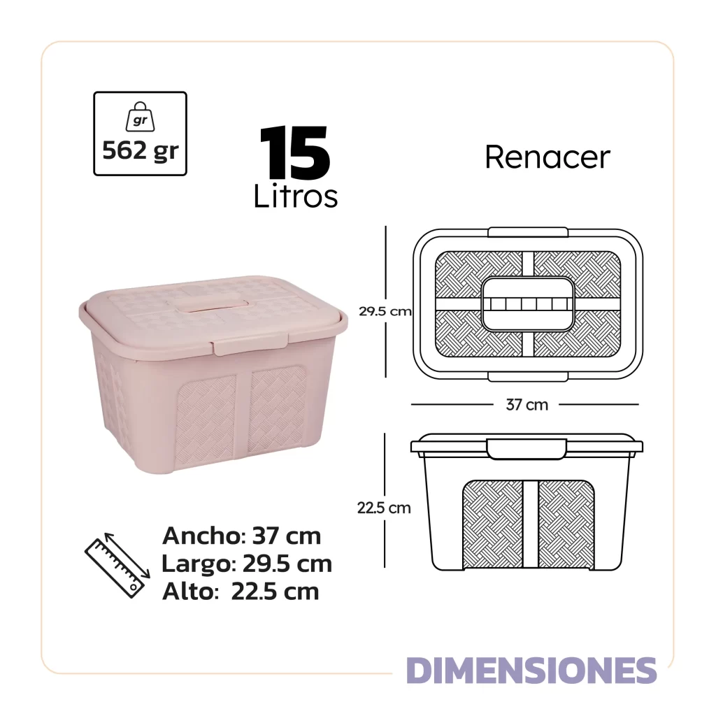 Cajas Renacer 15L