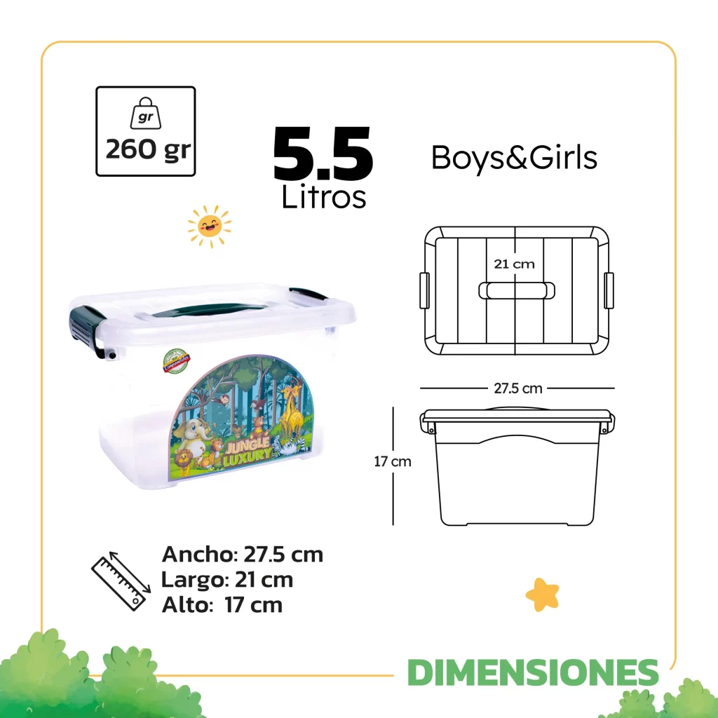 Cajas Boys & Girls 5.5L