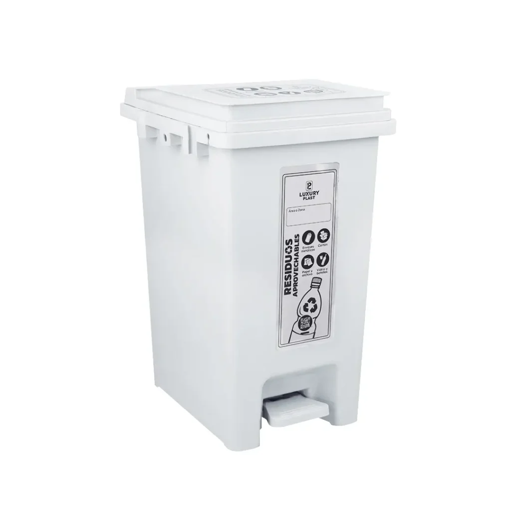 Caneca de Basura 20 Litros con Pedal | Luxury Plast