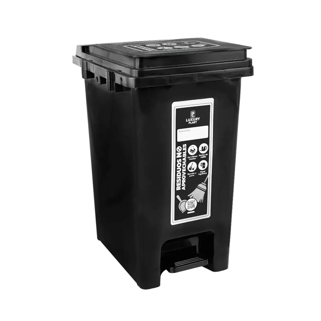 Caneca de Basura 20 Litros con Pedal | Luxury Plast