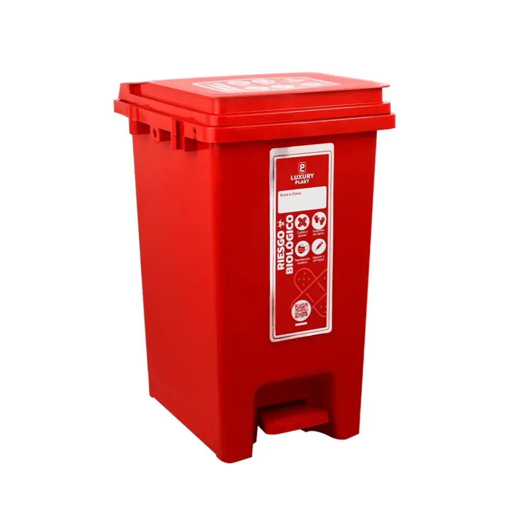 Caneca de Basura 20 Litros con Pedal | Luxury Plast