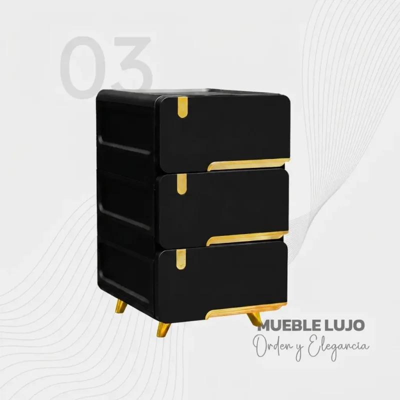 Mueble plástico X3 para organizar objetos y aprovechar el espacio