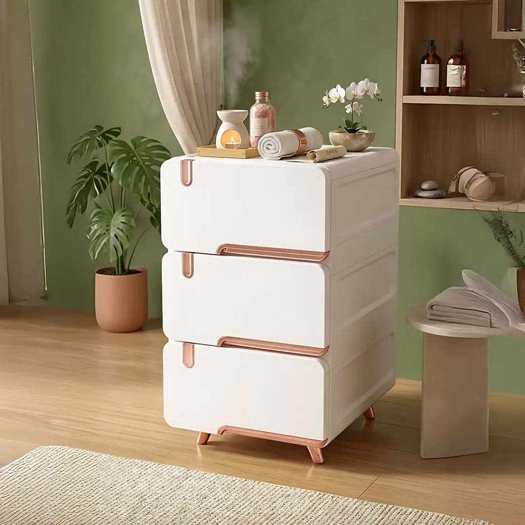 Cajonero Plástico Organizador 3 Cajones Moderno | Mueble Luxury Plast