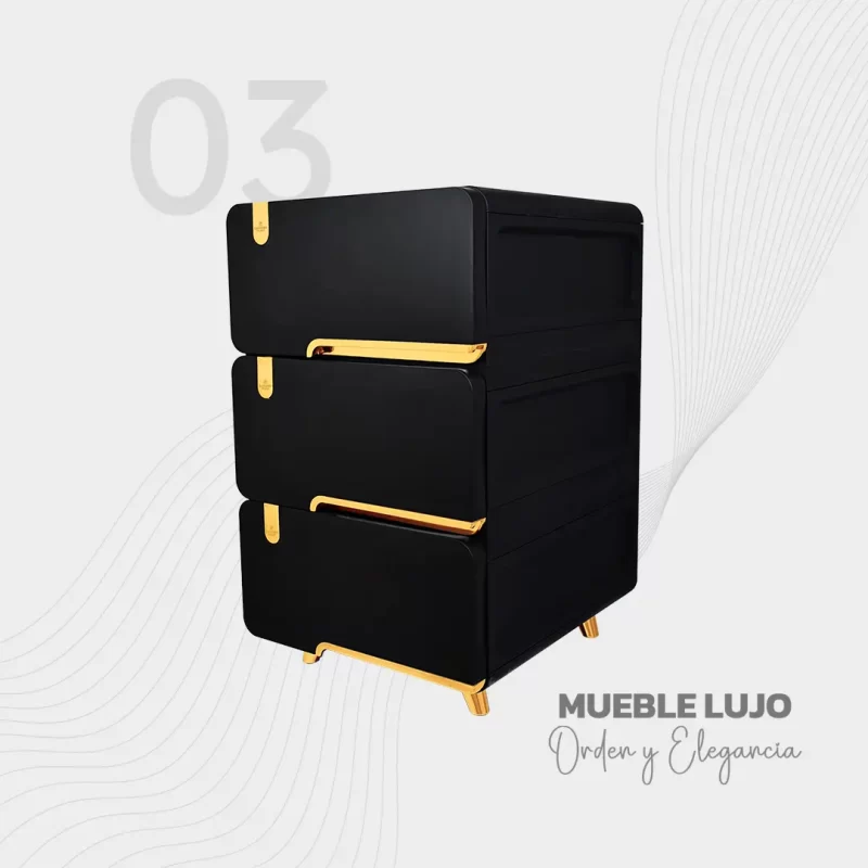Mueble lujo X3 cajones - elegante y versátil en cualquier espacio
