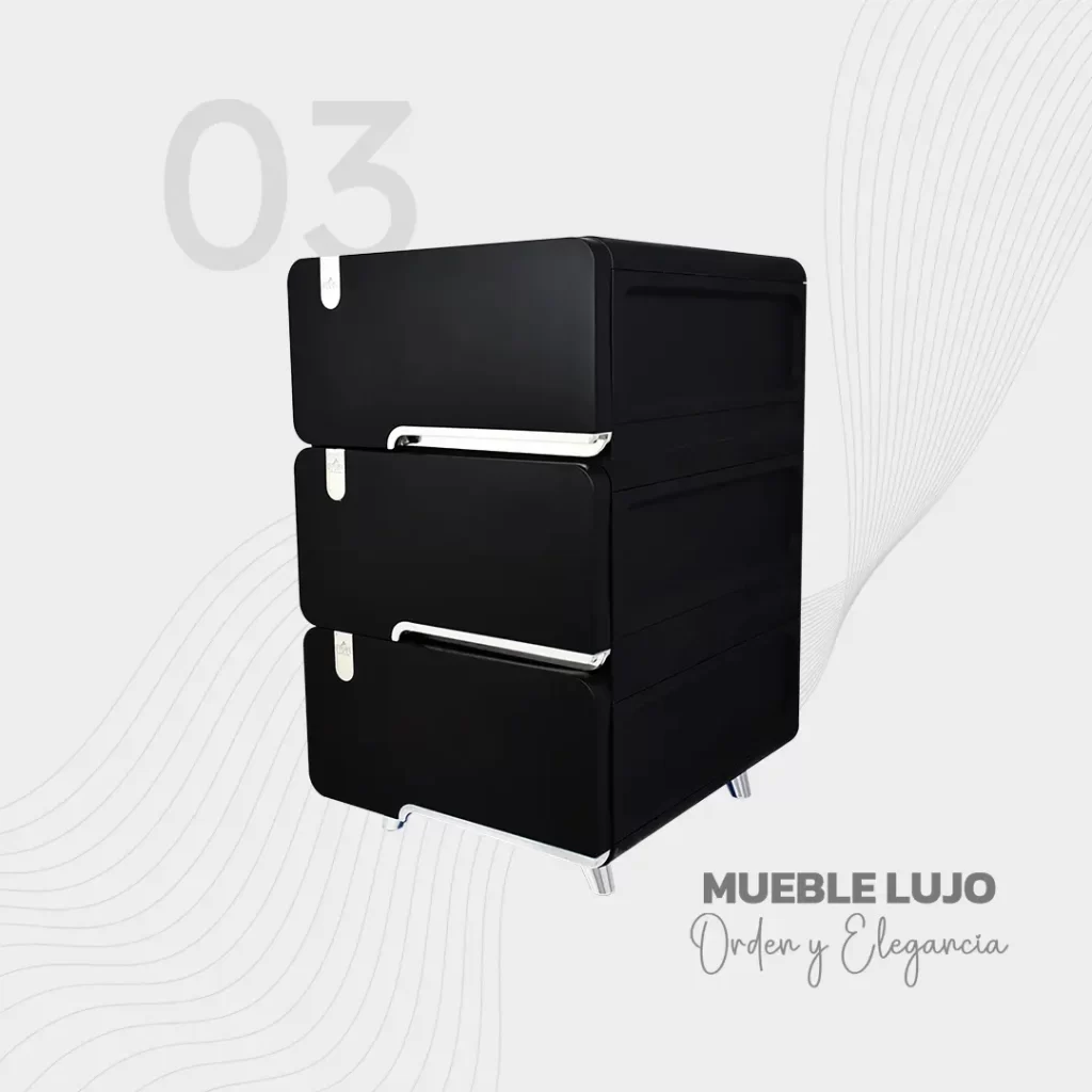 Mueble lujo X3 cajones - elegante y versátil en cualquier espacio