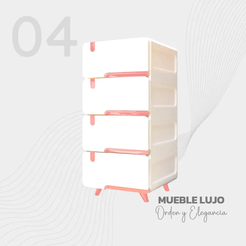 Mueble lujo X4 cajones - elegante y versátil en cualquier espacio