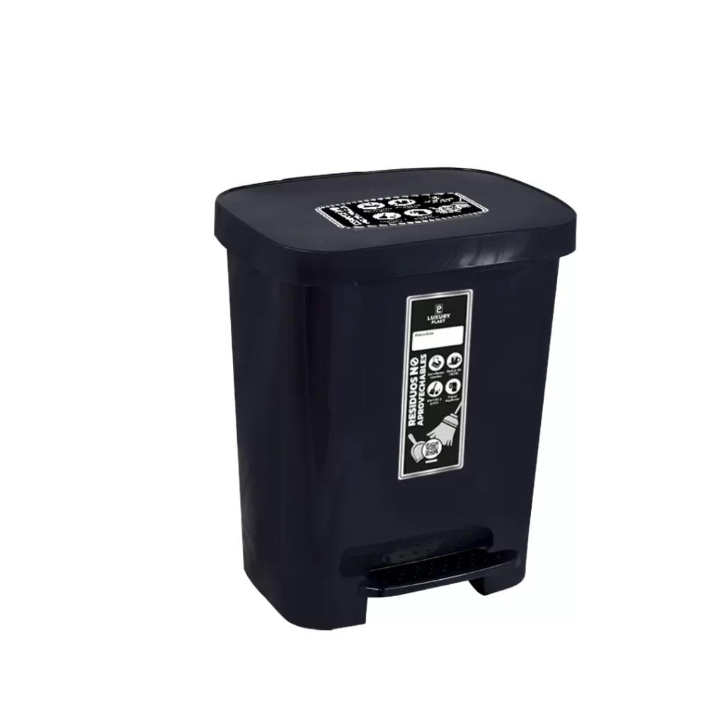 Papelera de Pedal Cuadrada 30 Litros