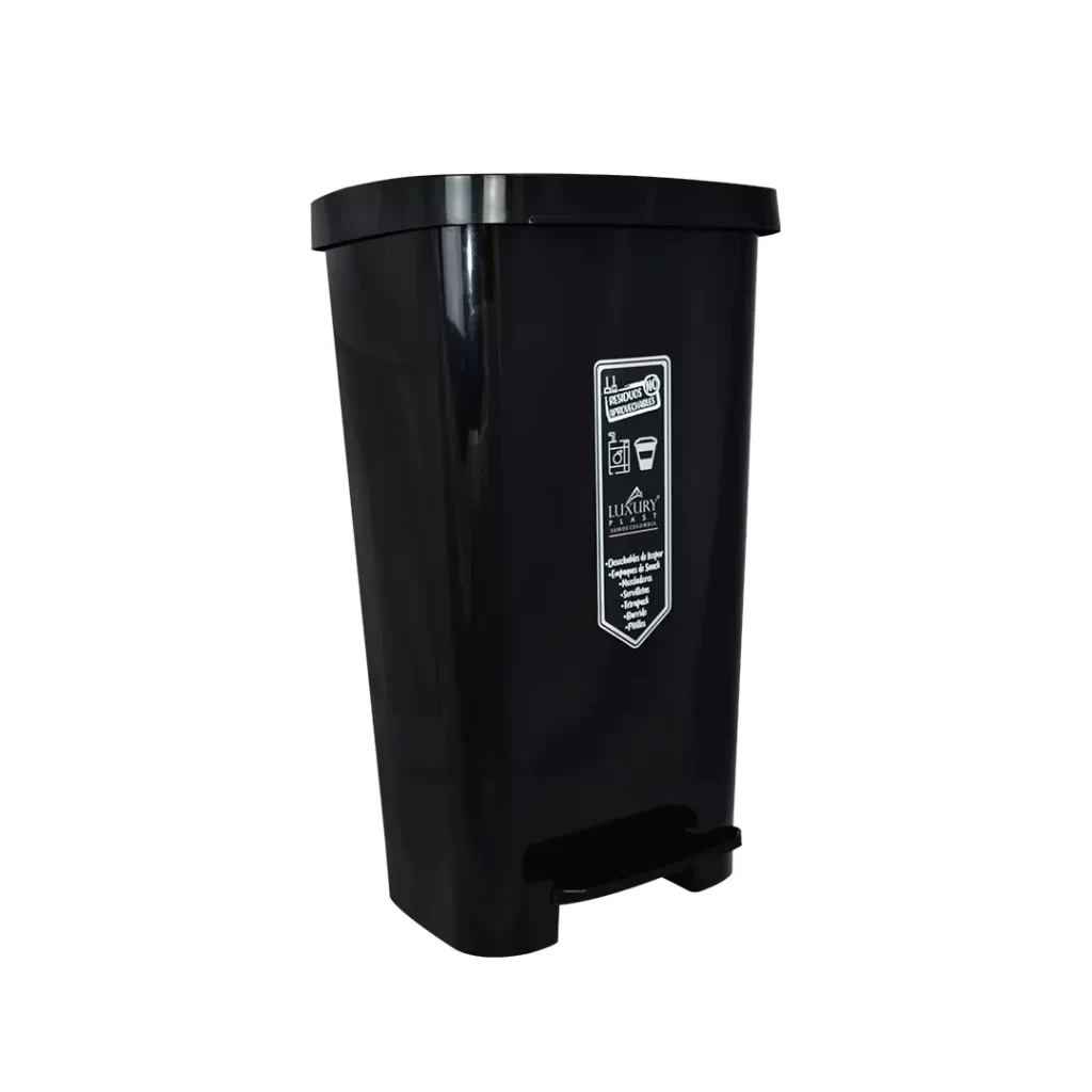 Papelera de Pedal Cuadrada 45 Litros