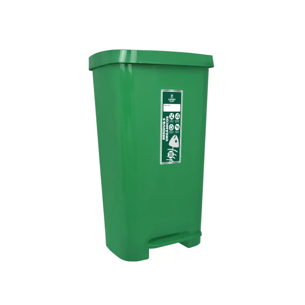 Papelera de Pedal Cuadrada 45 Litros