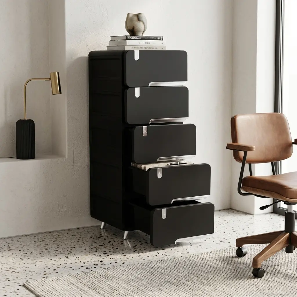 Cajonero plástico organizador 5 cajones | Mueble moderno Luxury Plast
