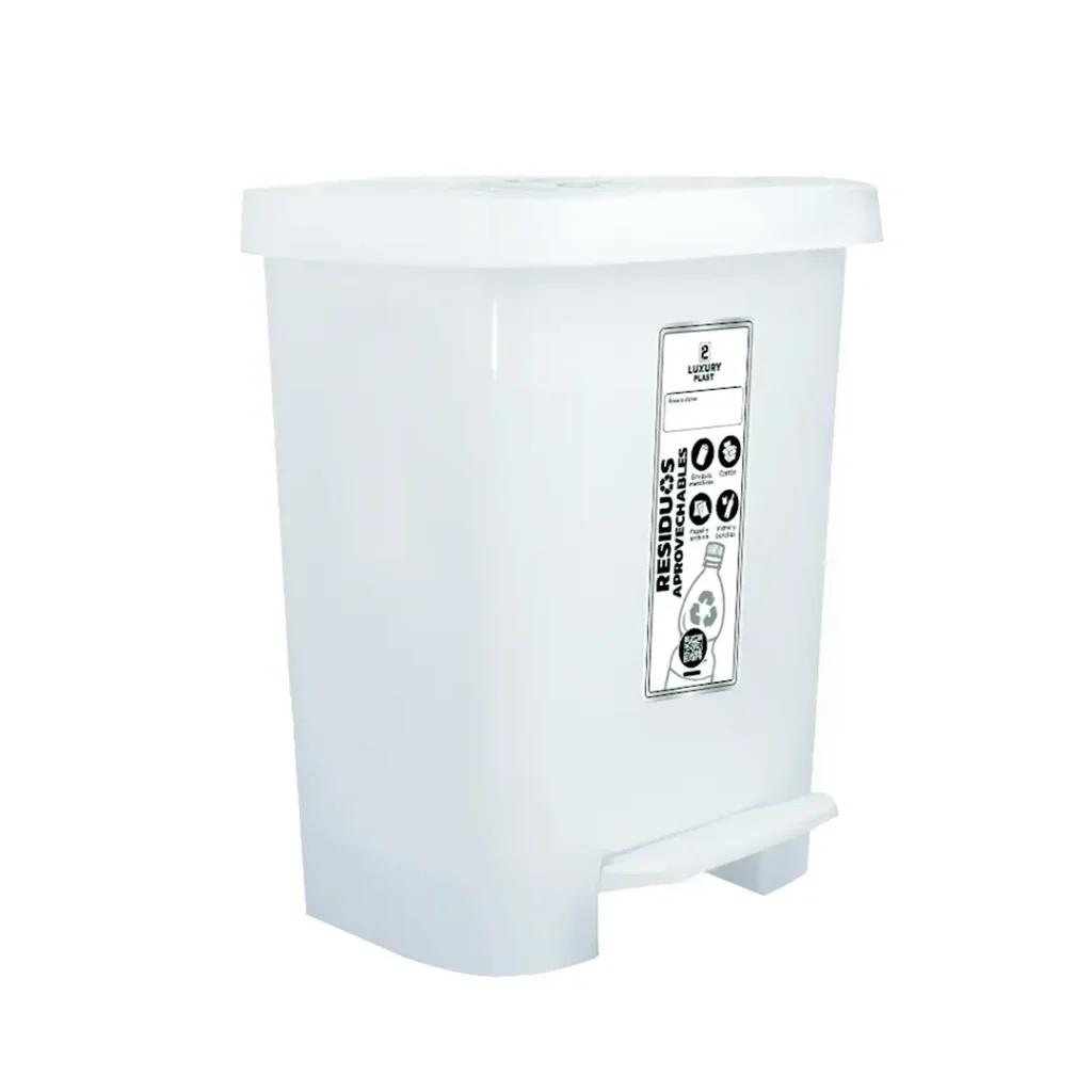 Caneca de Basura 30 Litros con Pedal | Luxury Plast