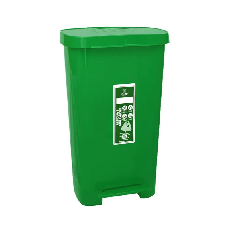 Caneca de basura plástica de 45 litros