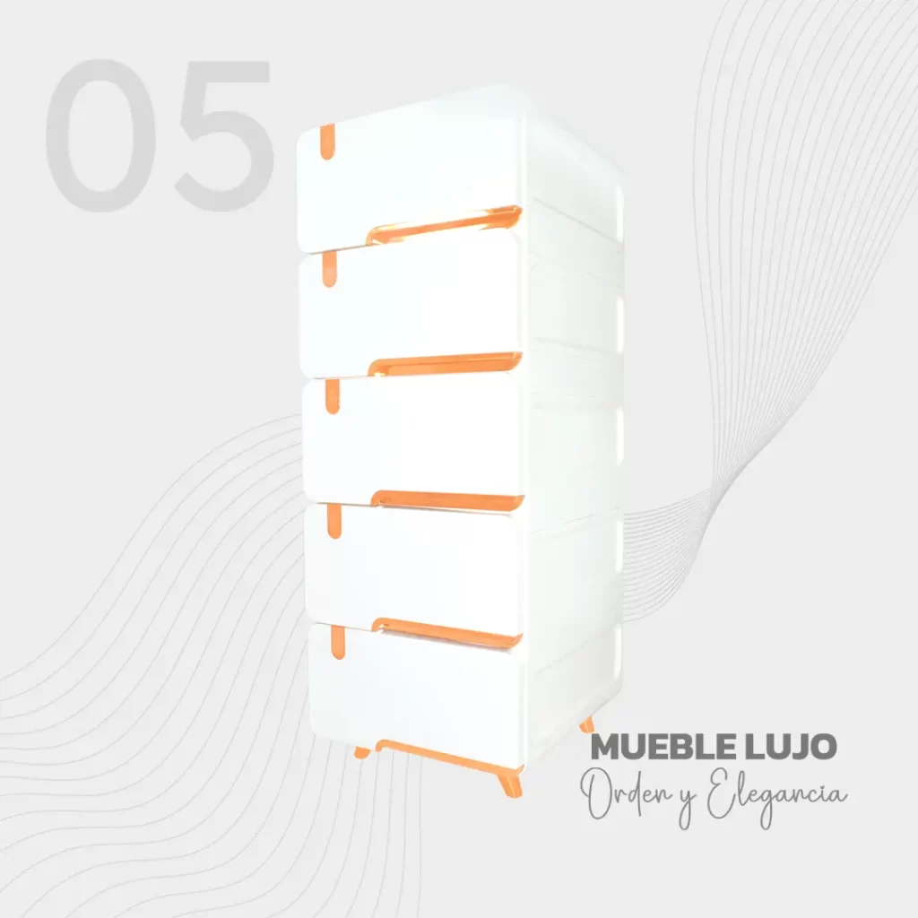 Mueble lujo X5 cajones - elegante y versátil en cualquier espacio