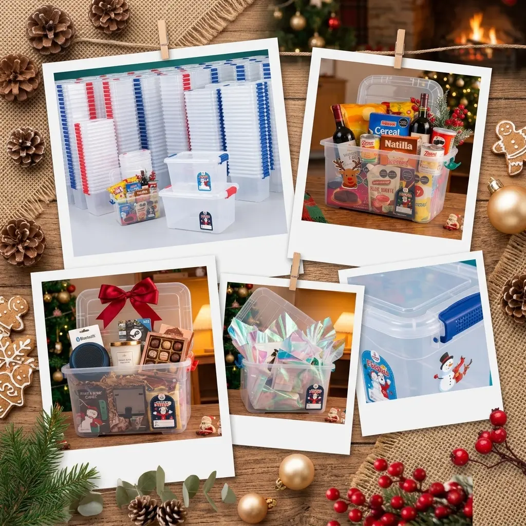 Cajas para anchetas al por mayor en Colombia Cajas organizadoras para anchetas navideñas