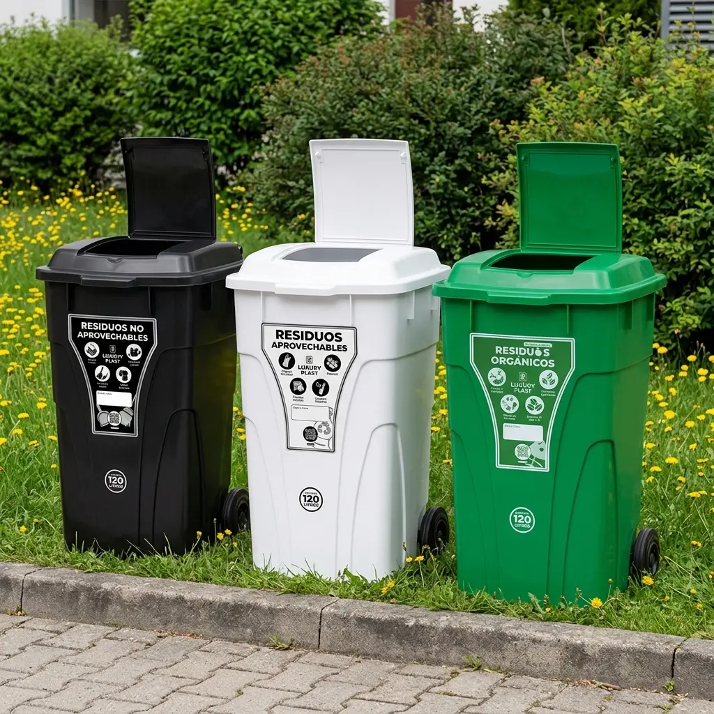 Guía de tipos de canecas de basura Cómo Elegir la Ideal para Cada Espacio
